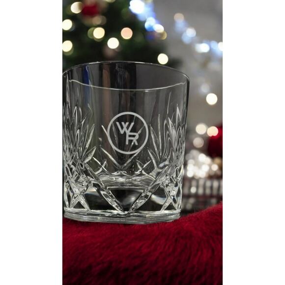 Glencairn WR Woodford Reserve Bourbon Whiskey Crystal Glass Lowball On the Rocks - Picture 1 of 4